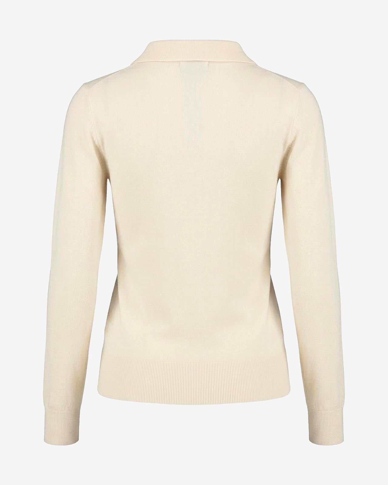Maglia con collo polo e applicazione logo