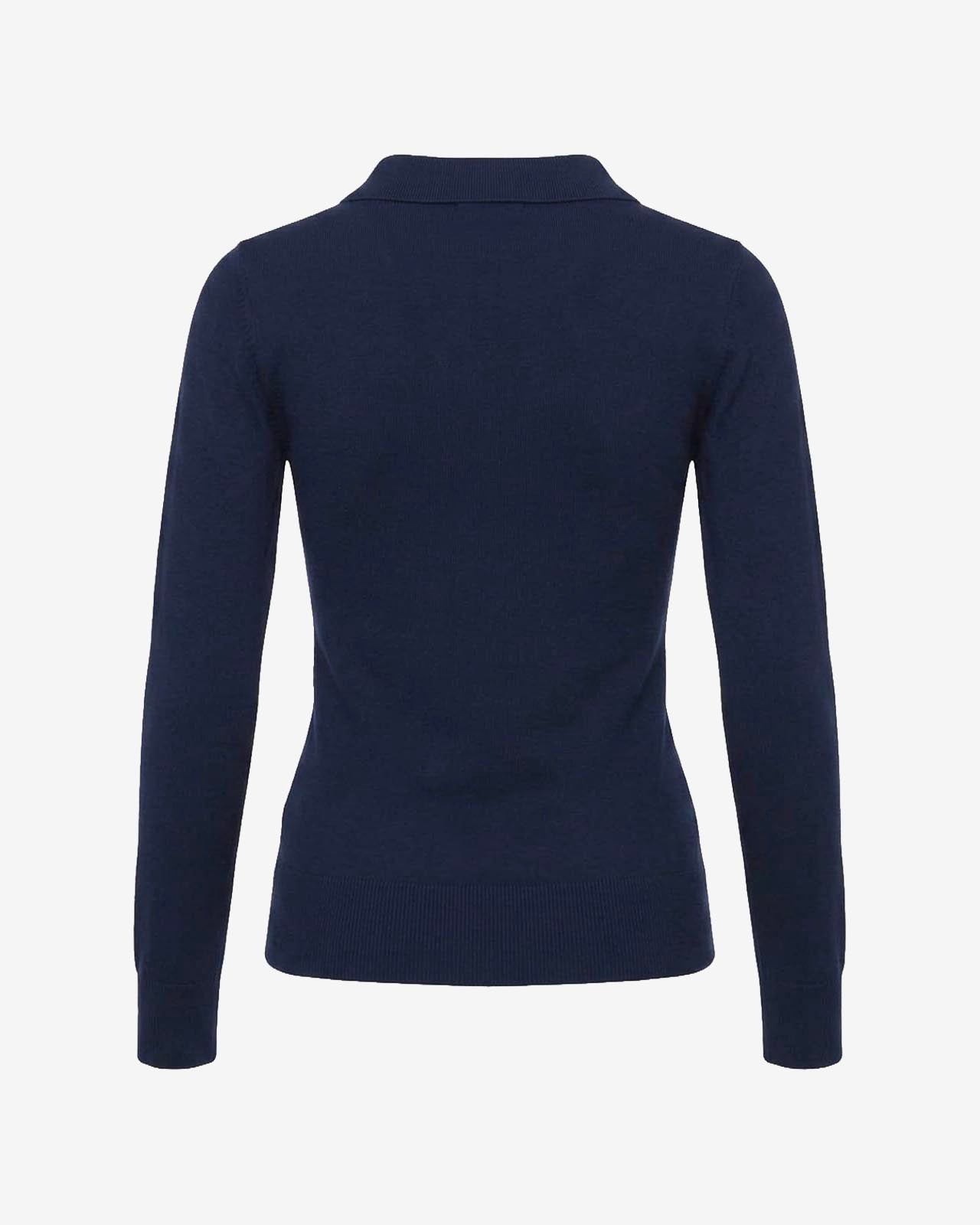 Maglia con collo polo e applicazione logo