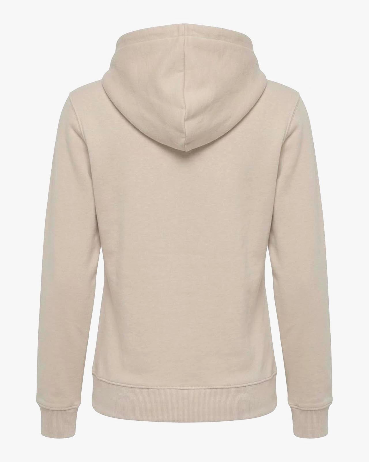 Felpa zip con cappuccio donna