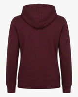 Felpa zip con cappuccio donna