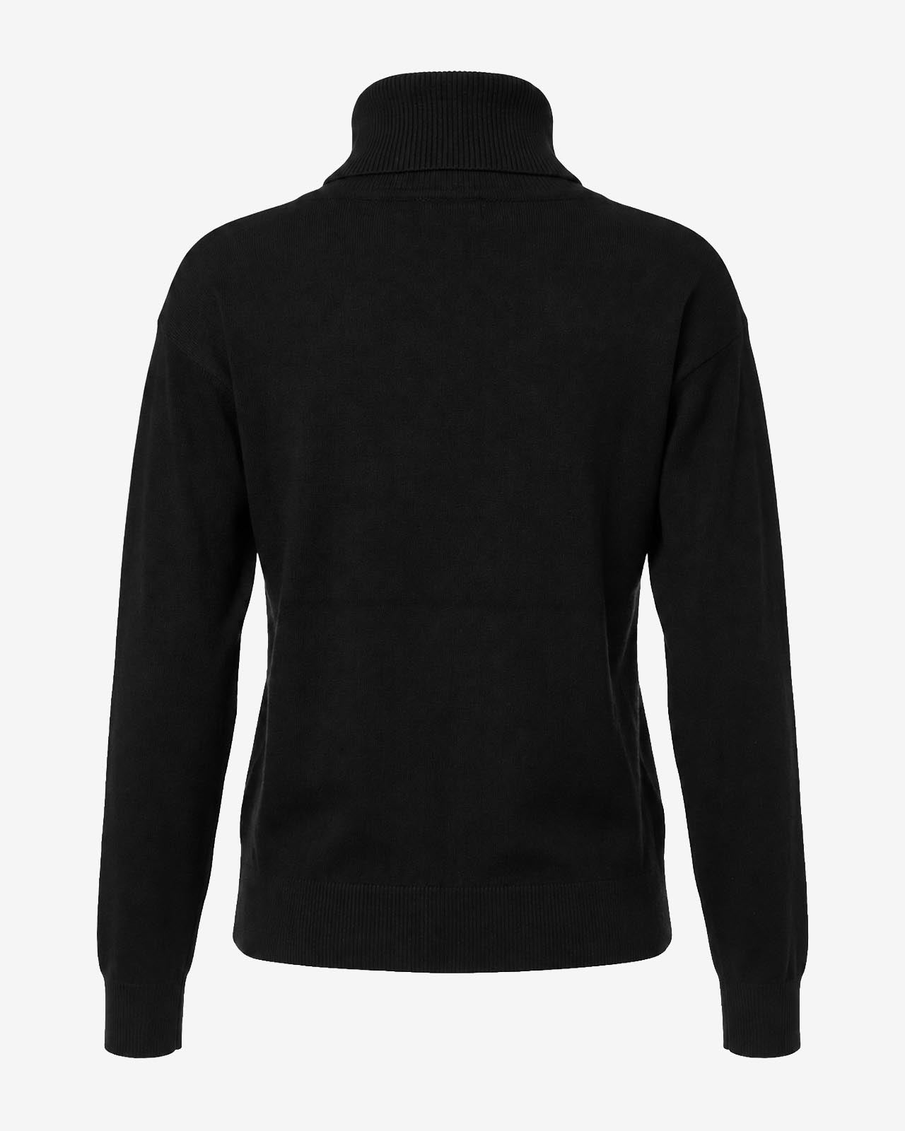 Maglia a collo alto con strass