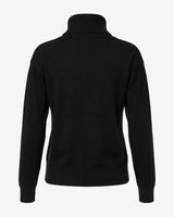 Maglia a collo alto con strass