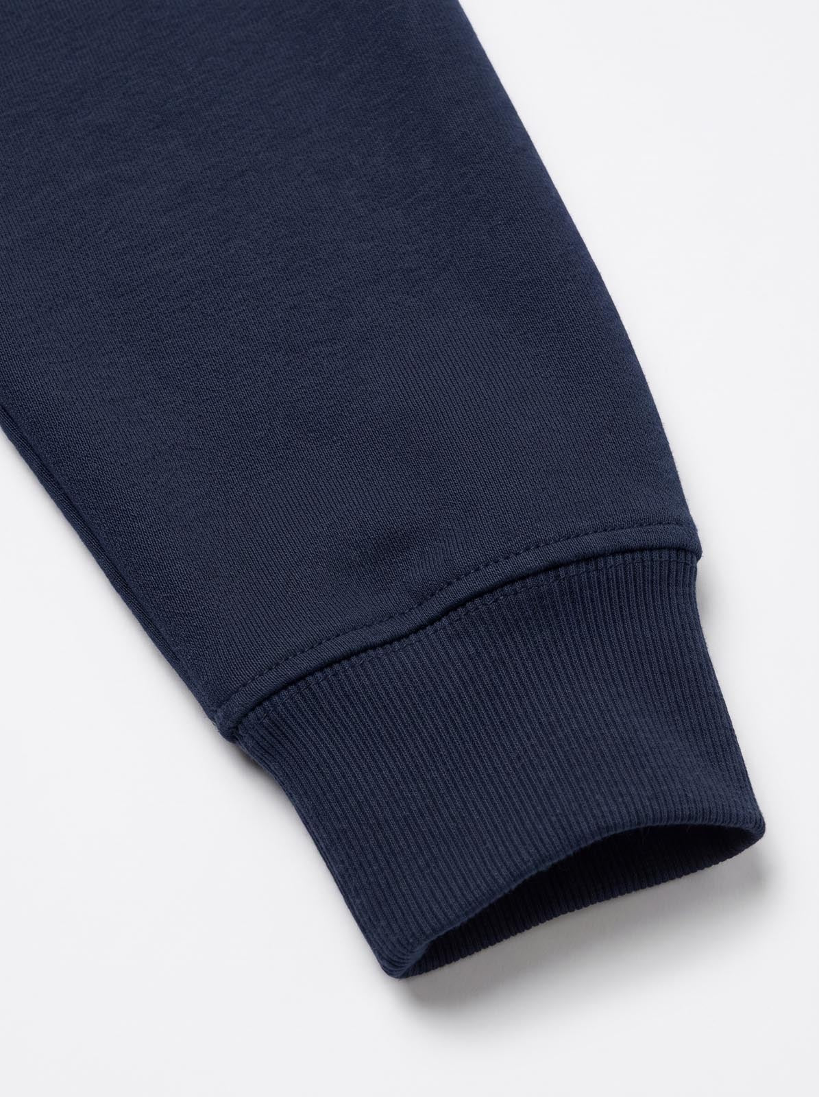 Felpa in piquet con cappuccio