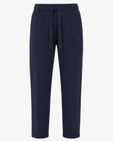 Pantaloni in felpa barrel con ricamo