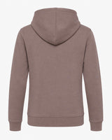 Felpa zip con cappuccio donna