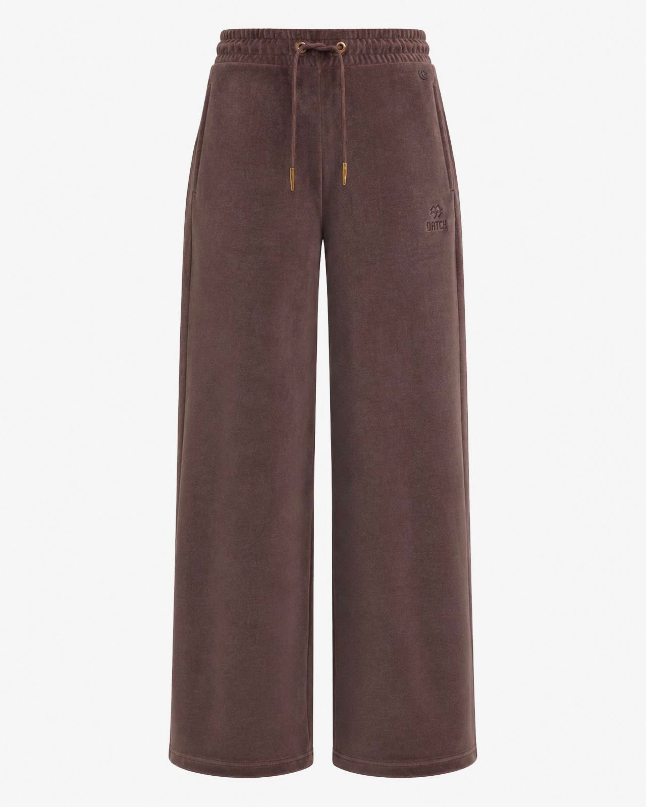 Pantaloni a gamba larga in ciniglia
