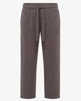 Pantaloni in felpa barrel con ricamo