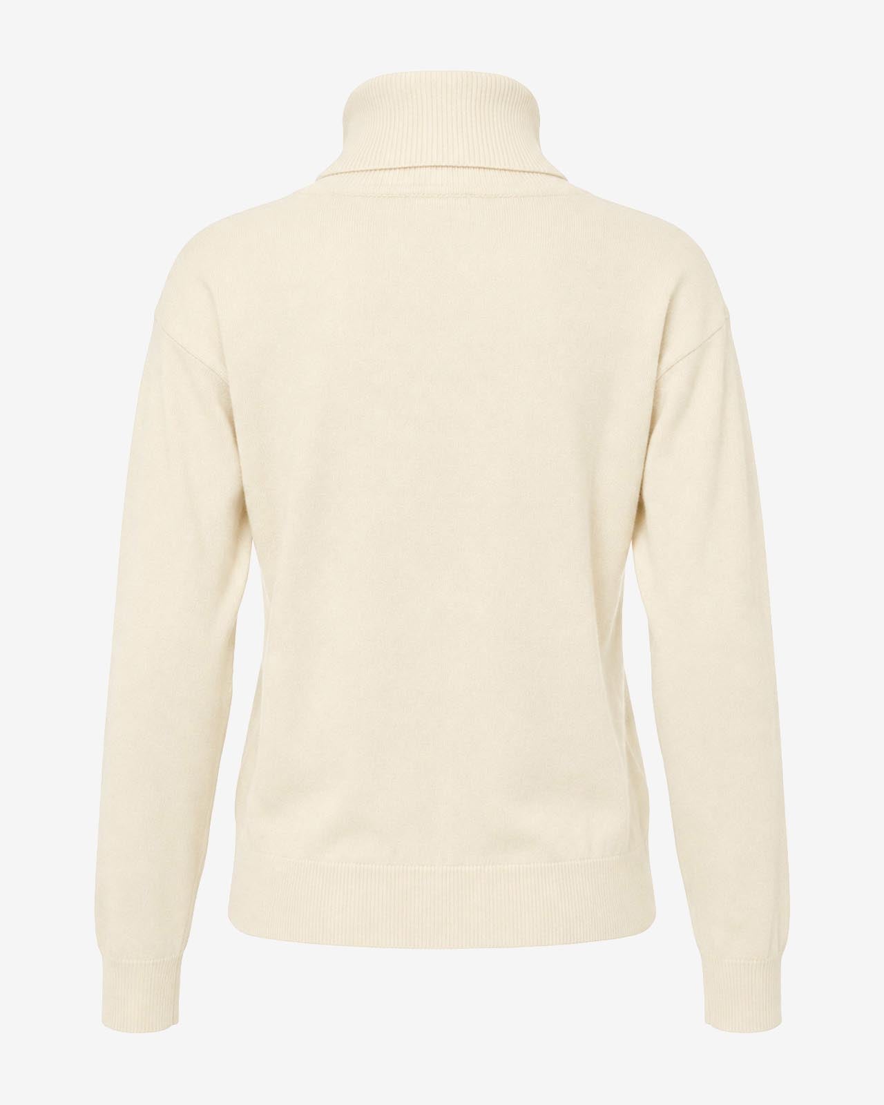 Maglia a collo alto con strass