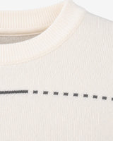 Maglia girocollo con motivo a righini