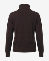 Maglia a collo alto con strass