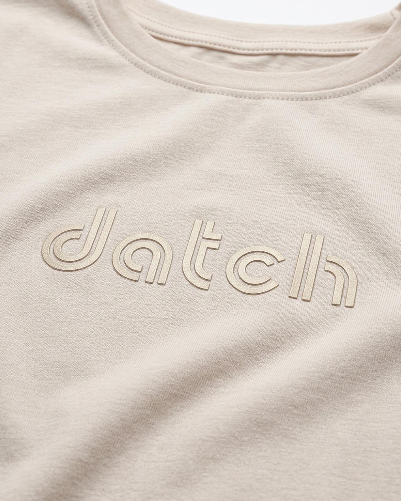 T-shirt a maniche lunghe con stampa mylar