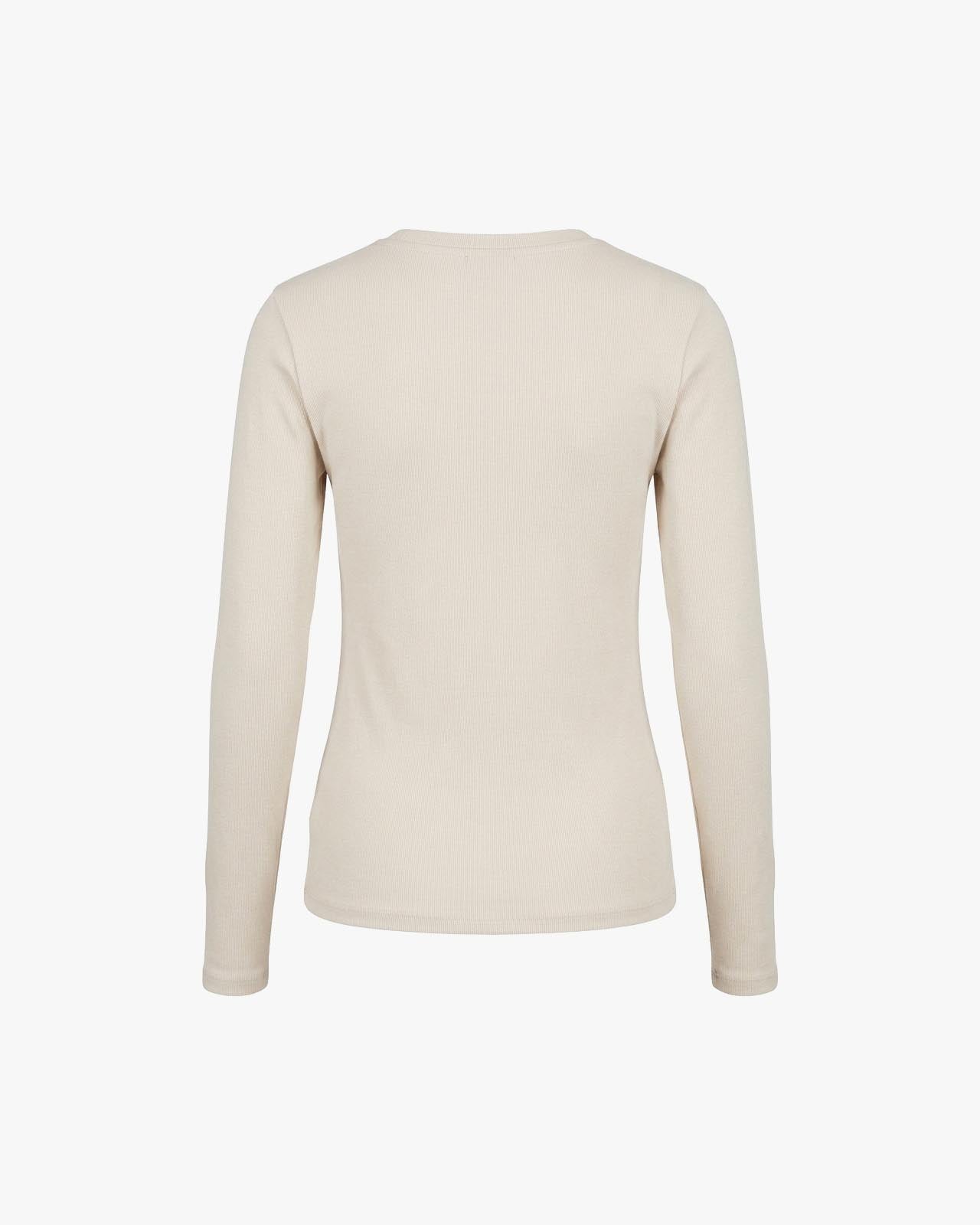 T-shirt a maniche lunghe con stampa mylar
