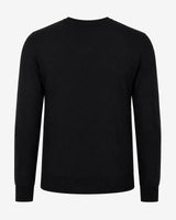 Maglia girocollo con motivo a righini