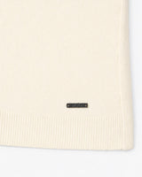 Maglia girocollo con collo a costine