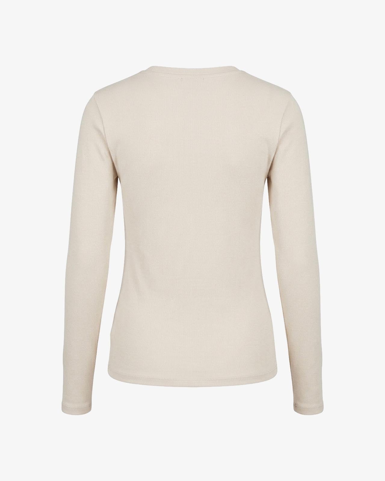 T-shirt a maniche lunghe con stampa mylar