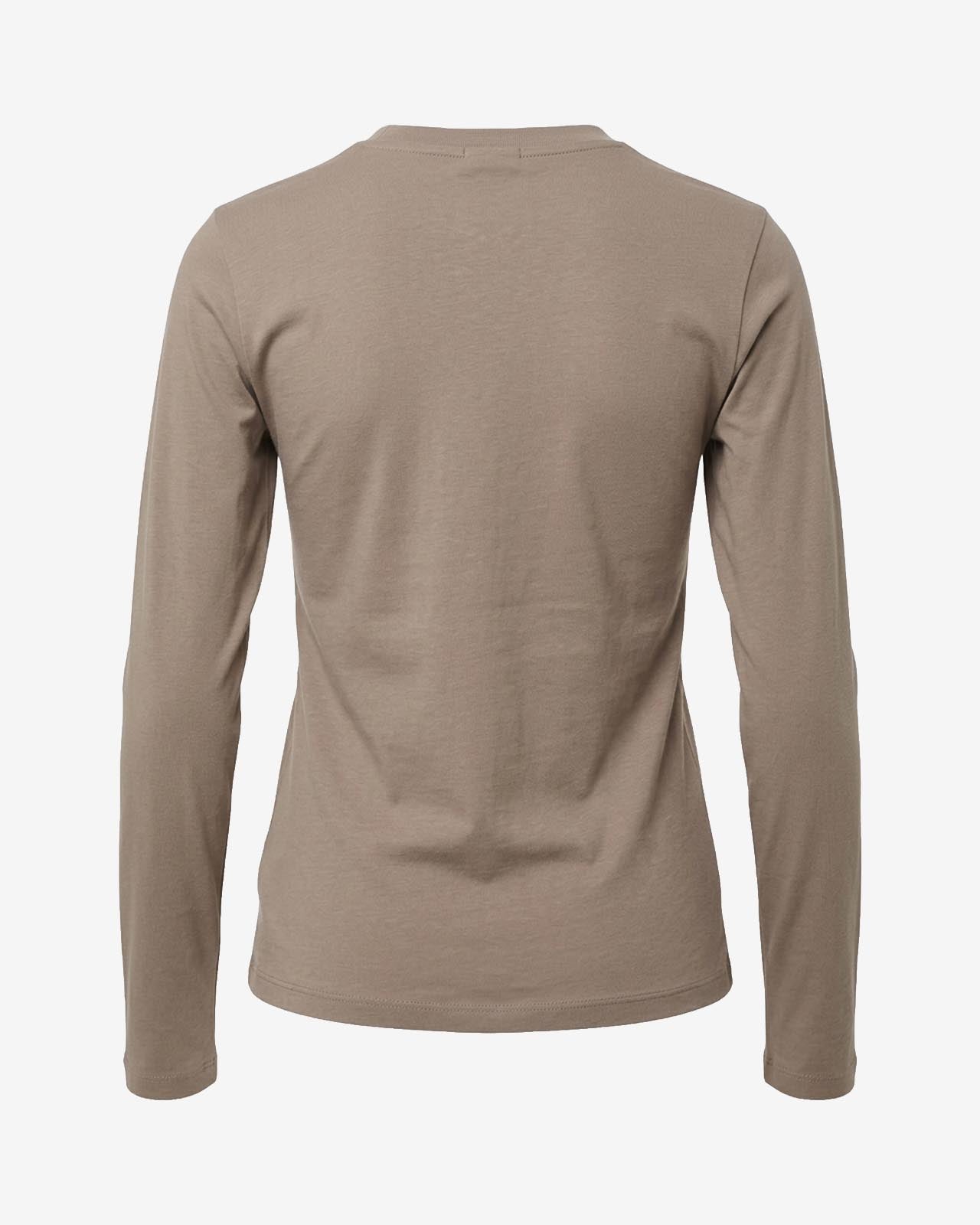 T-shirt a maniche lunghe con strass