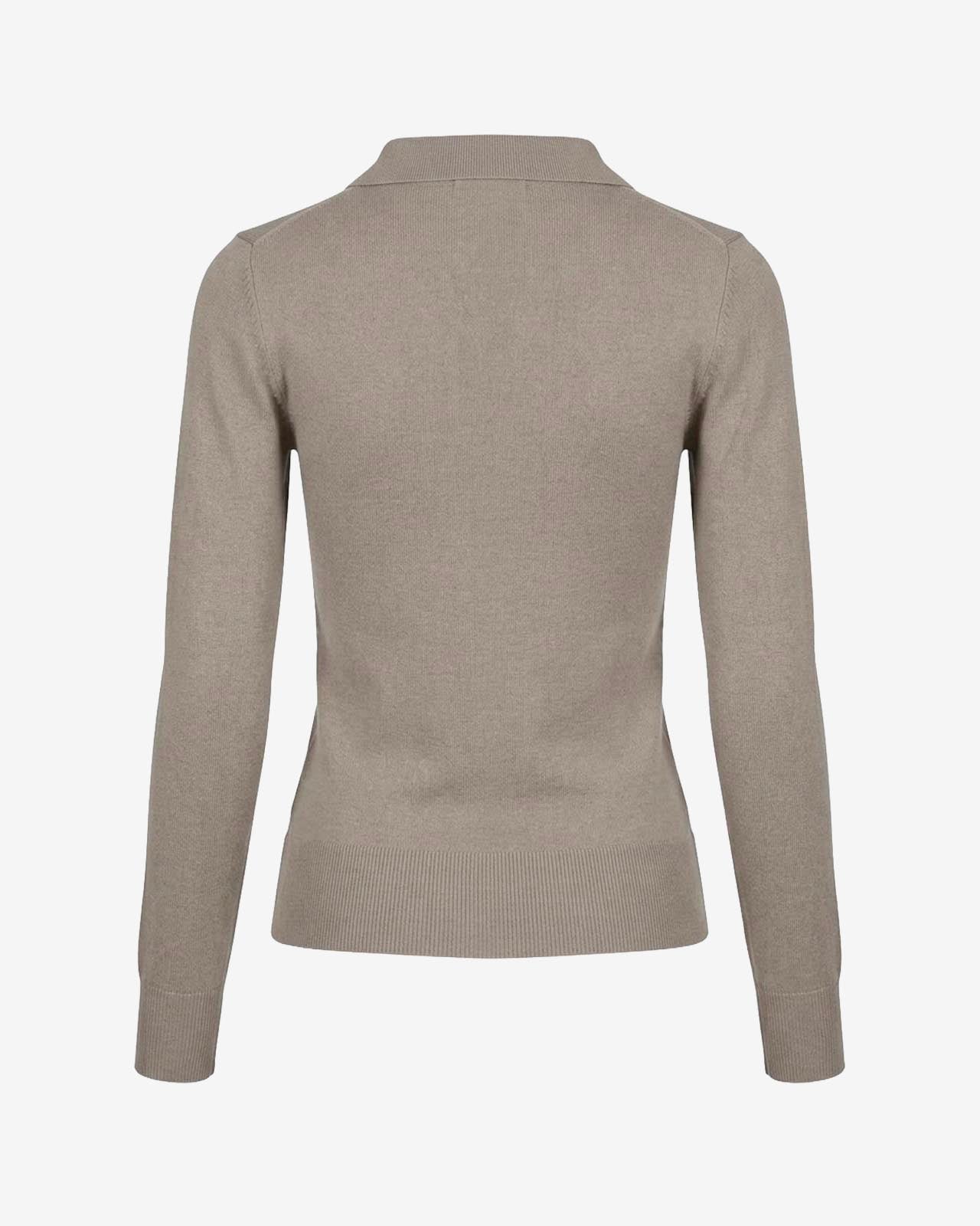 Maglia con collo polo e applicazione logo