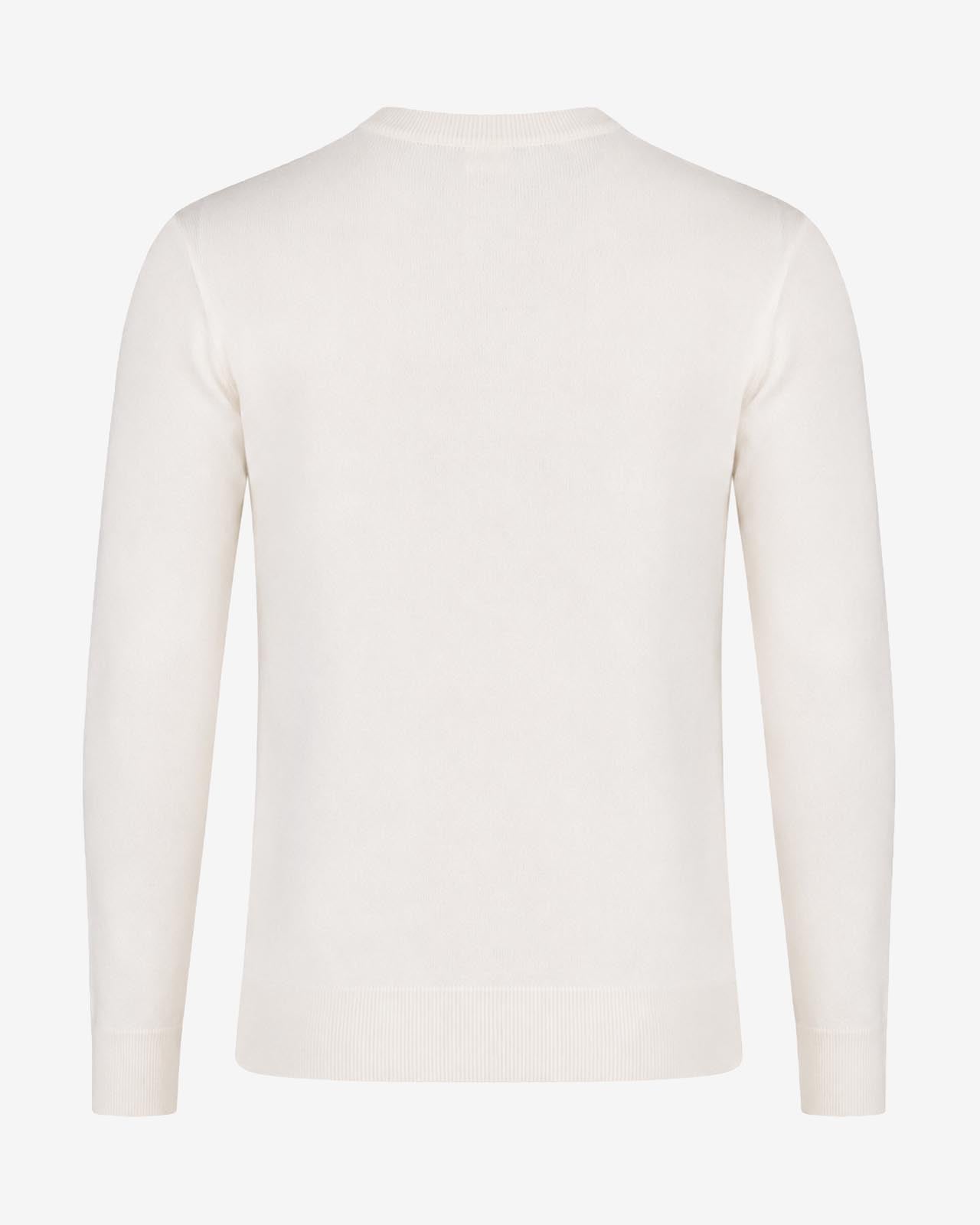 Maglia girocollo con motivo a righini