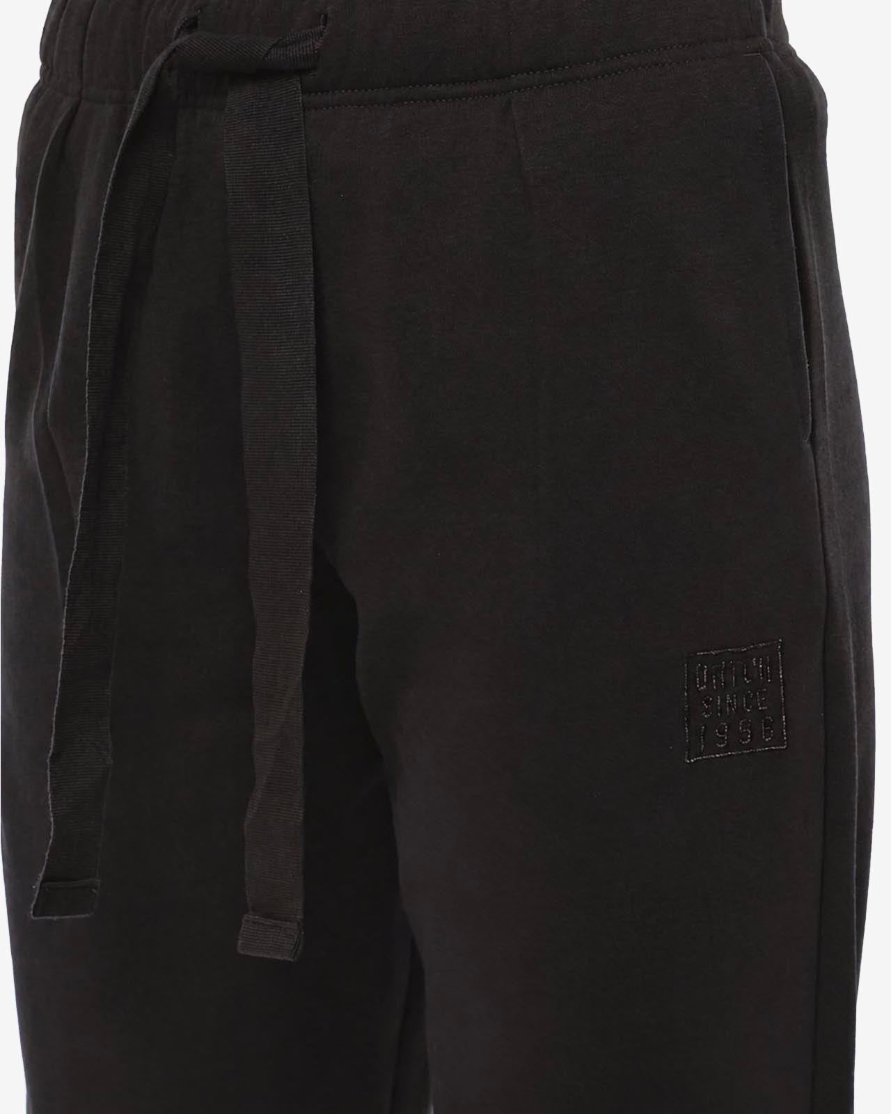 Pantaloni in felpa barrel con ricamo