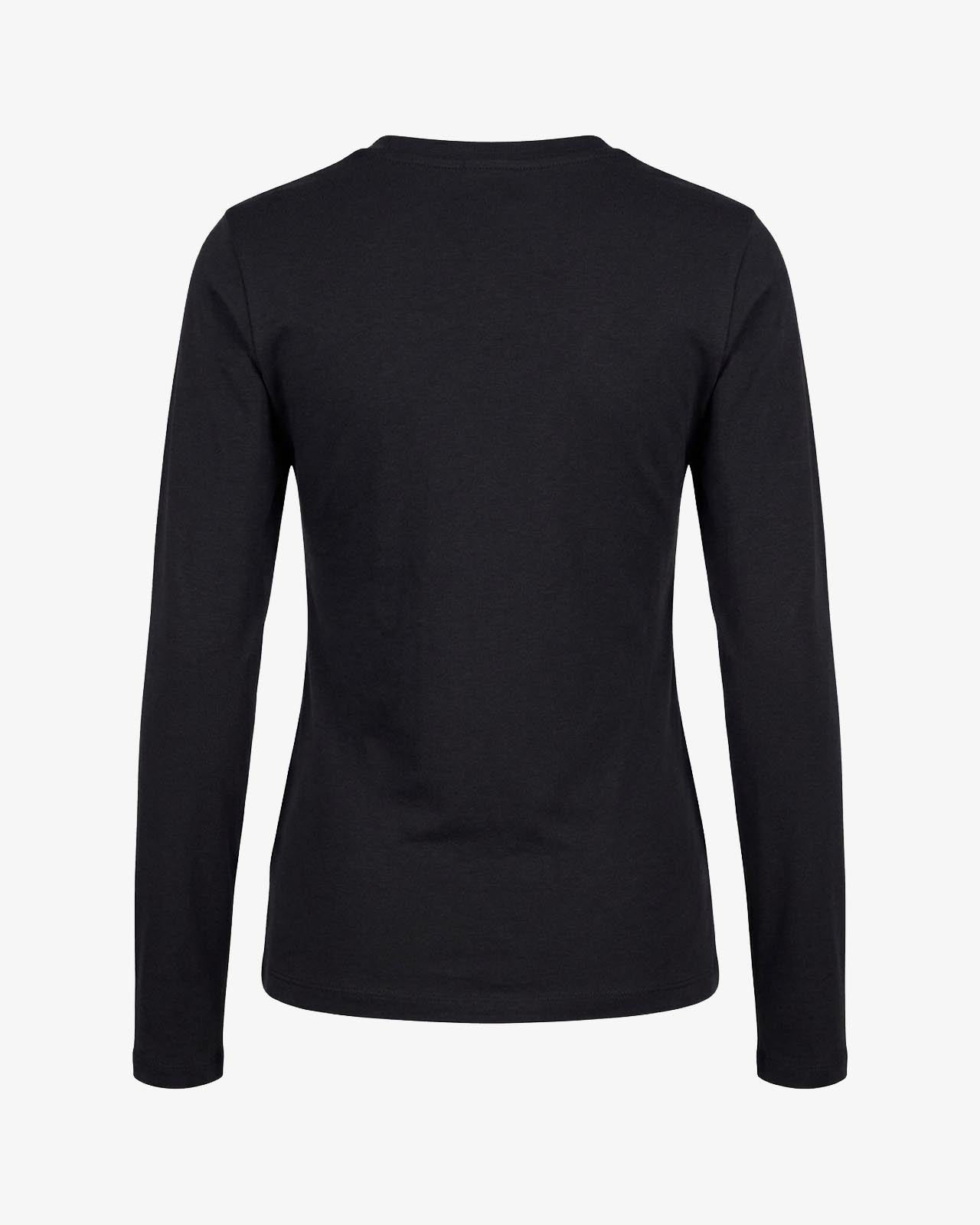 T-shirt a maniche lunghe con stampa mylar