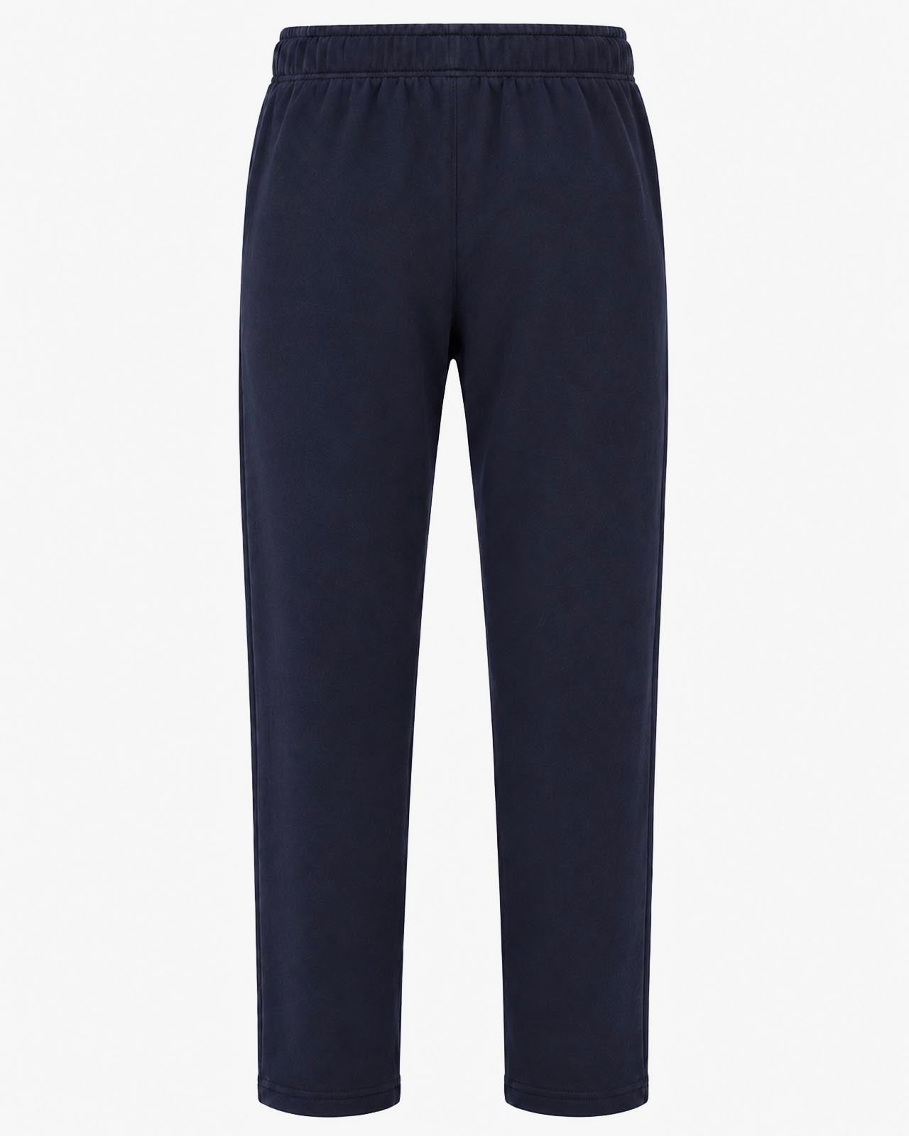 Pantaloni in felpa barrel con ricamo