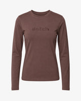 T-shirt a maniche lunghe con stampa mylar