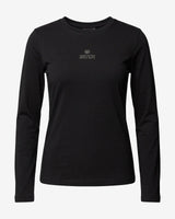 T-shirt a maniche lunghe con strass