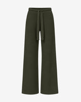 Pantaloni a gamba larga in interlock