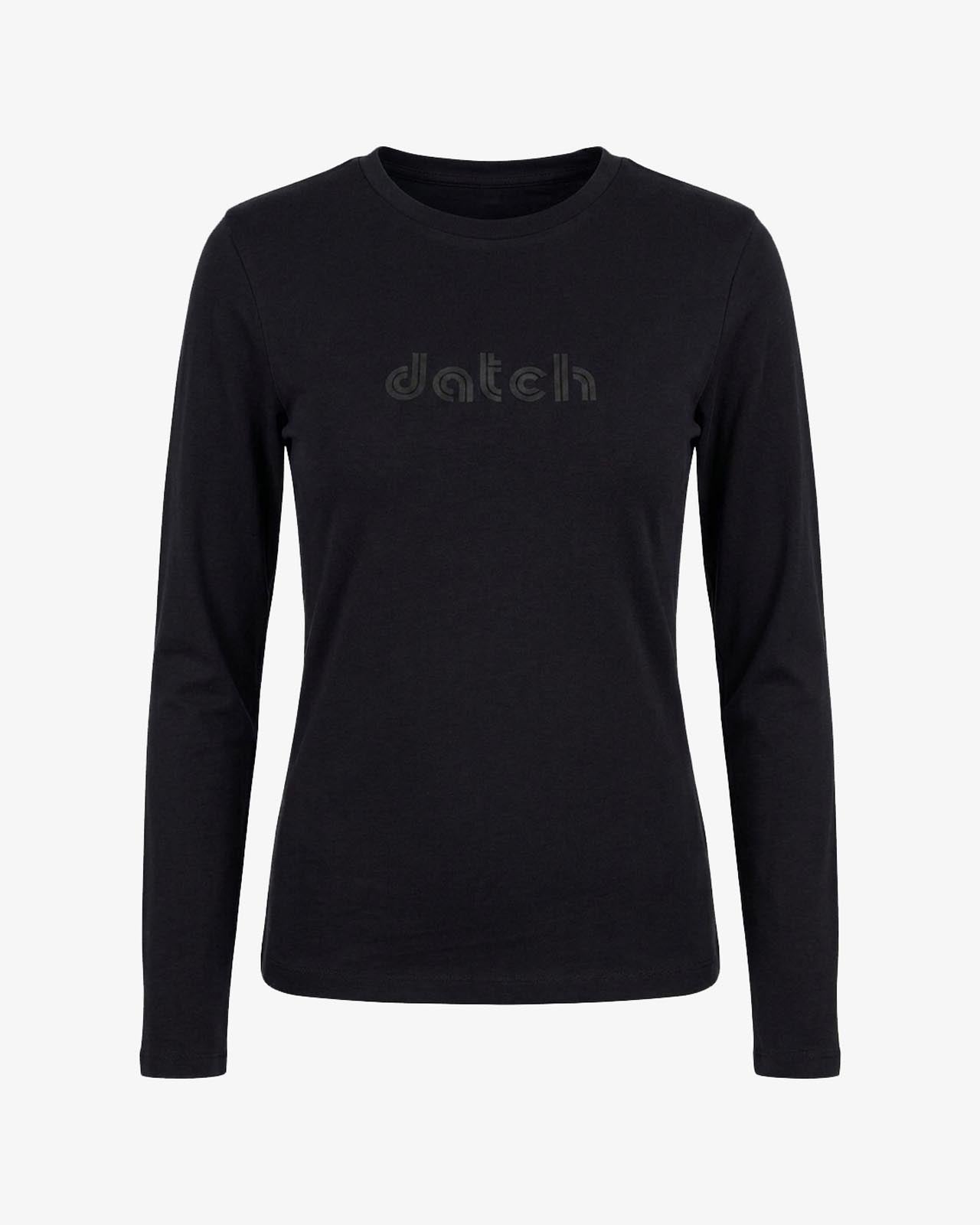 T-shirt a maniche lunghe con stampa mylar