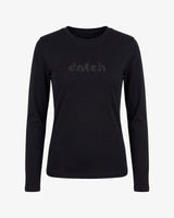 T-shirt a maniche lunghe con stampa mylar