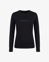 T-shirt a maniche lunghe con stampa mylar