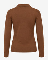 Maglia con collo polo e applicazione logo