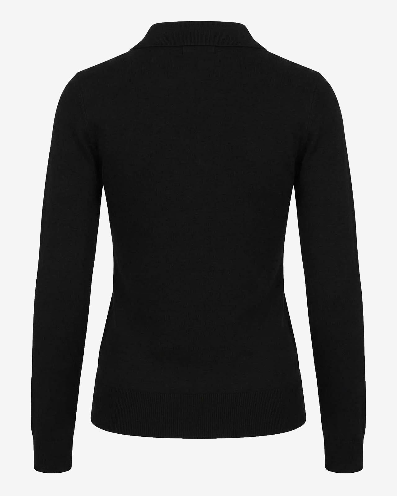 Maglia con collo polo e applicazione logo