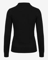 Maglia con collo polo e applicazione logo