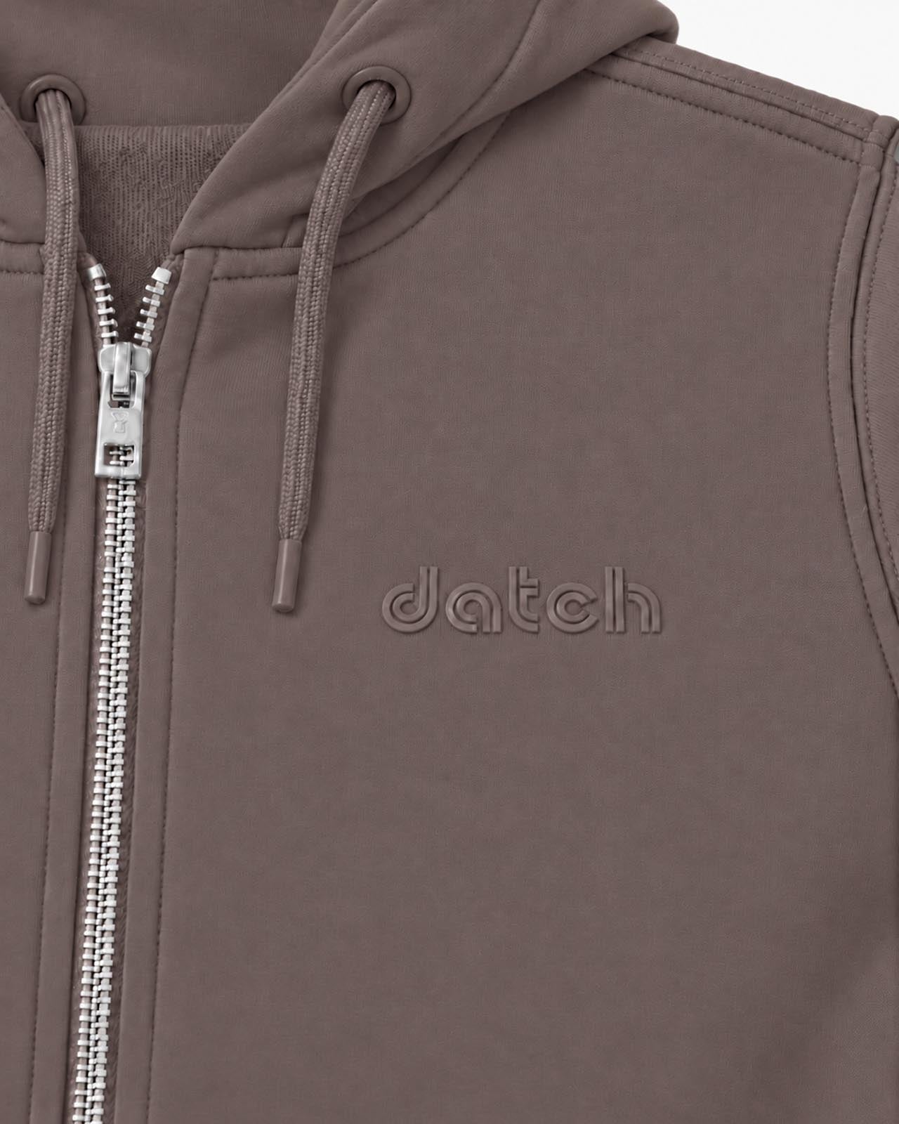 Felpa zip con cappuccio donna