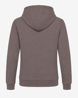 Felpa zip con cappuccio donna