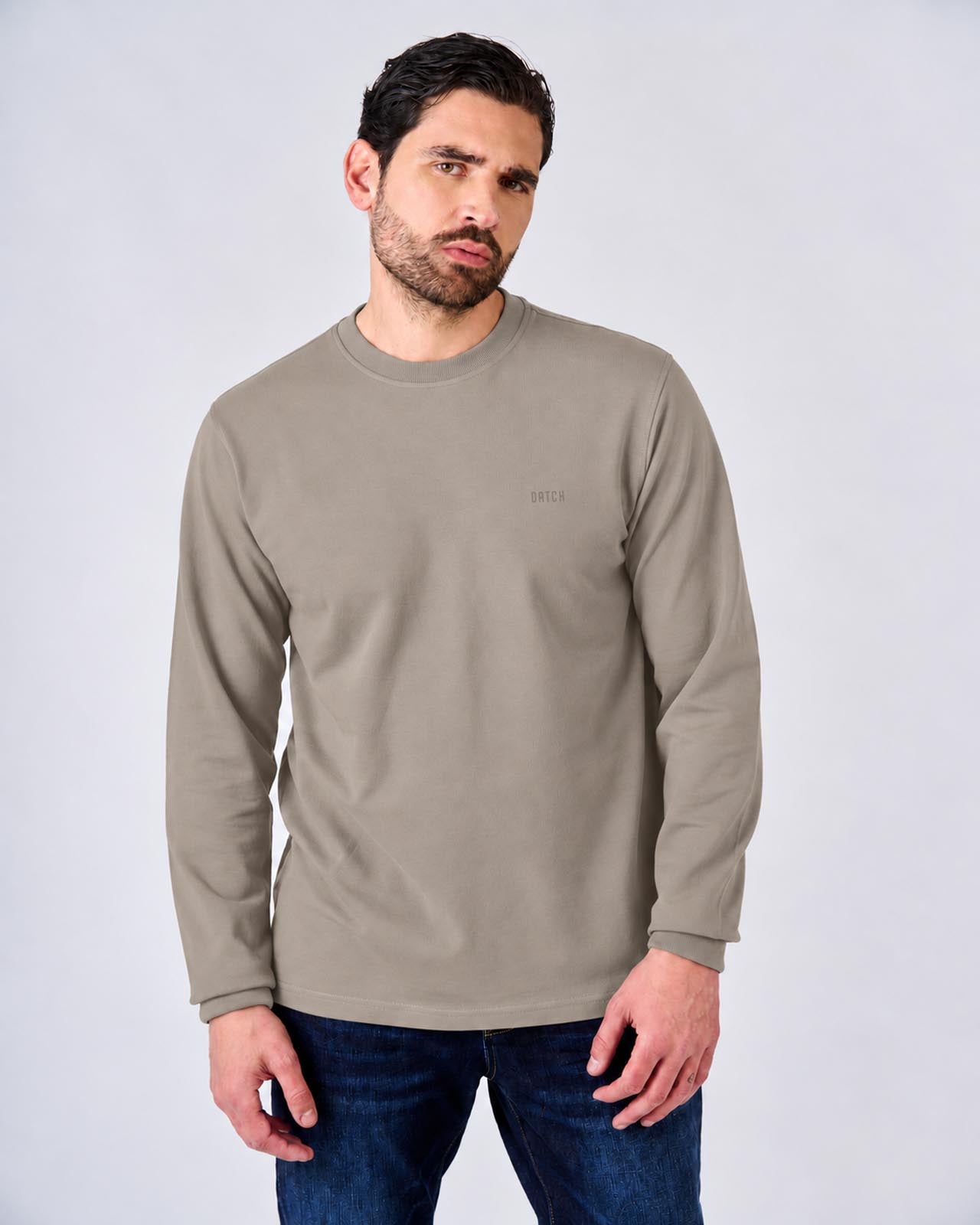 T-shirt a maniche lunghe in piquet