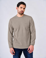 T-shirt a maniche lunghe in piquet