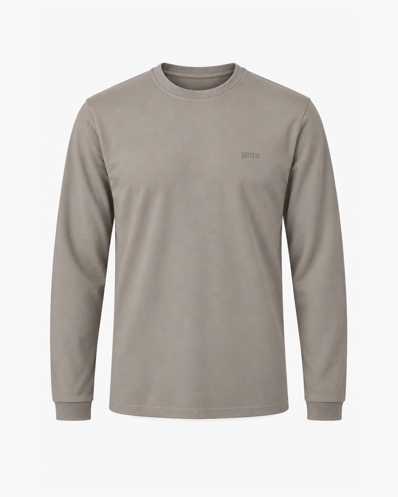 T-shirt a maniche lunghe in piquet