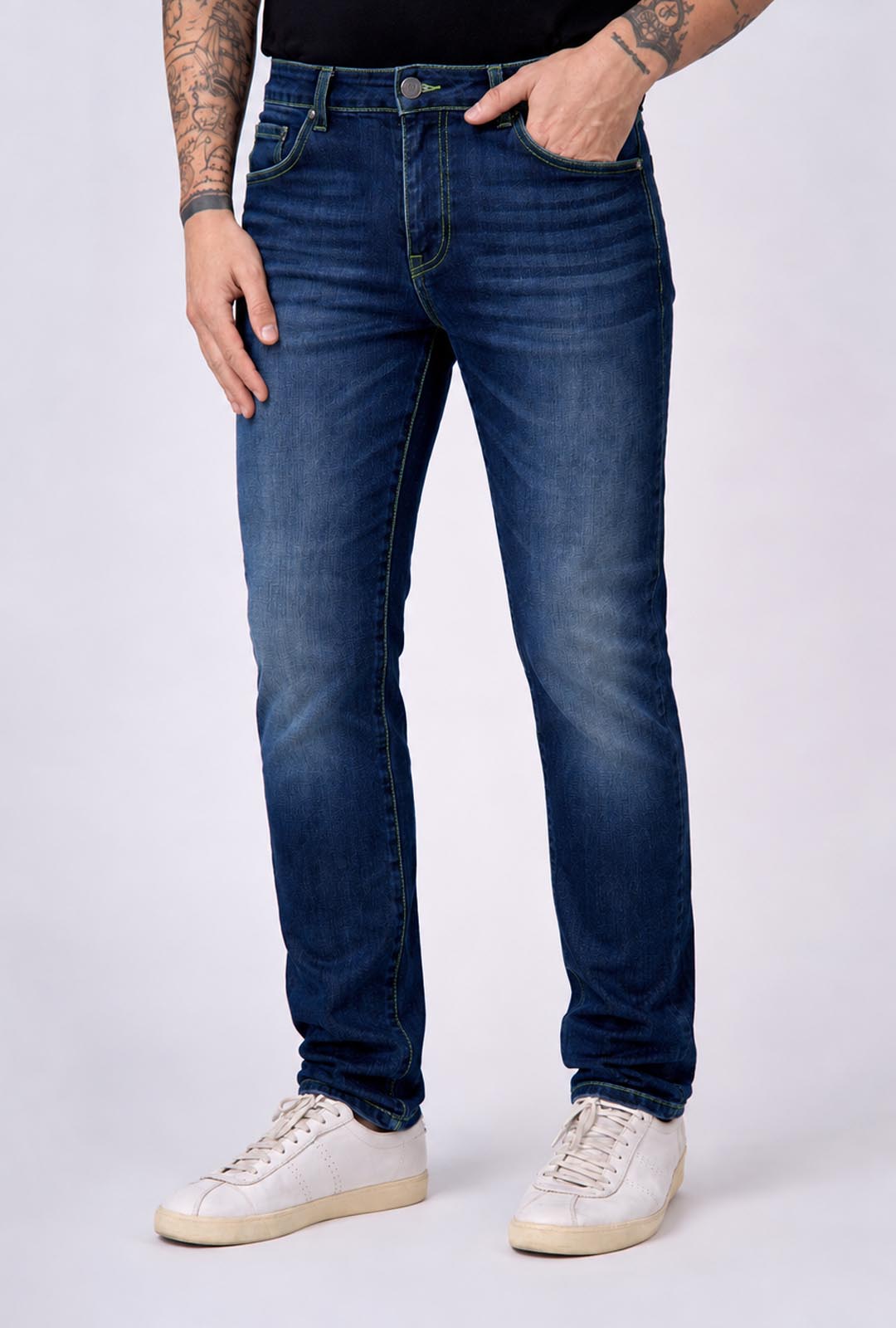 Jeans regular fit tonalità sabbia
