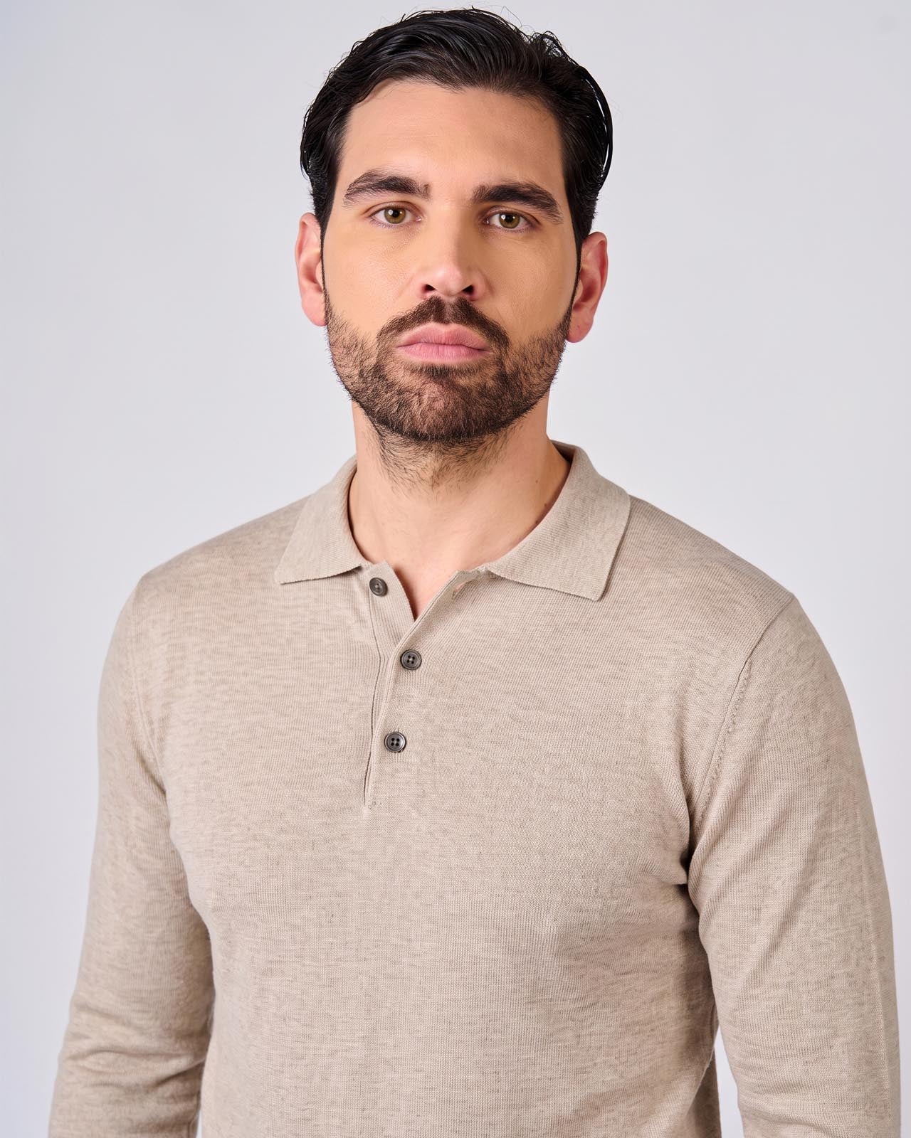 Maglia polo manica lunga