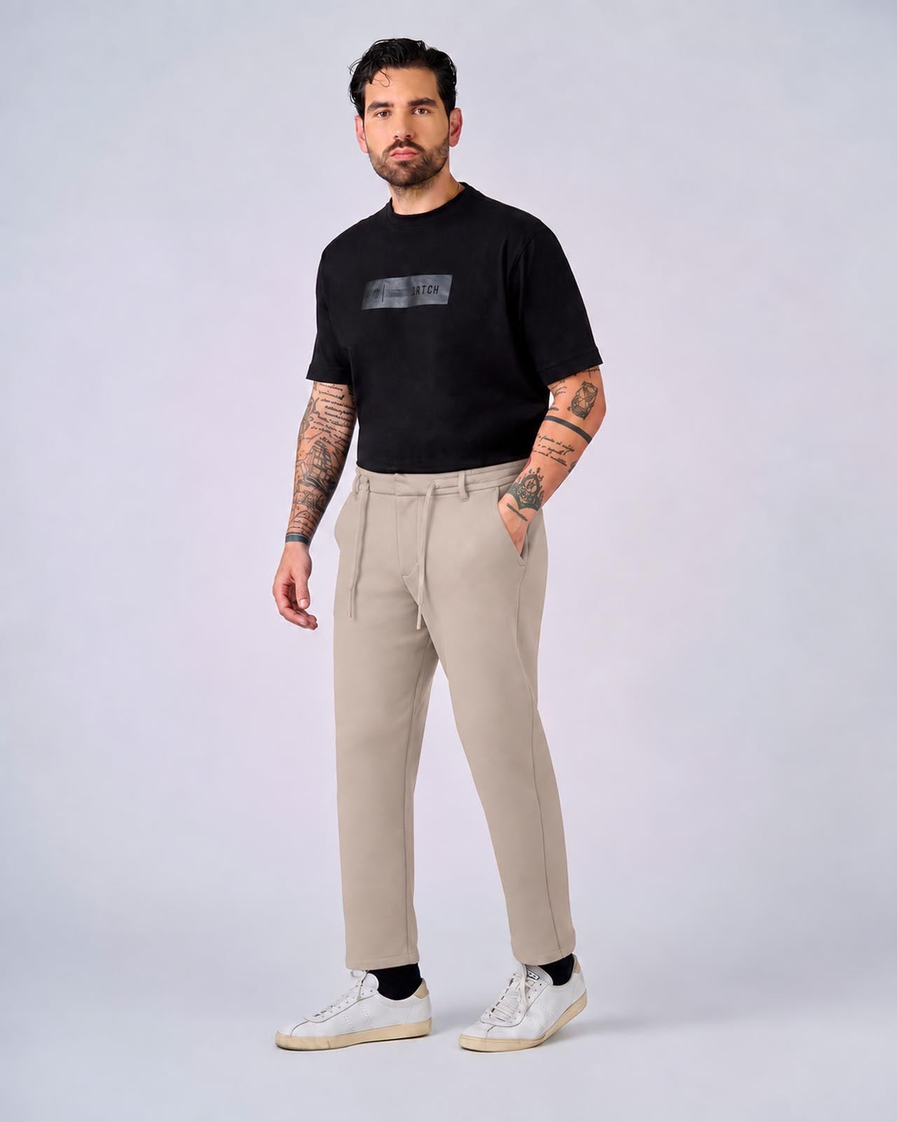 Pantaloni in felpa di interlock