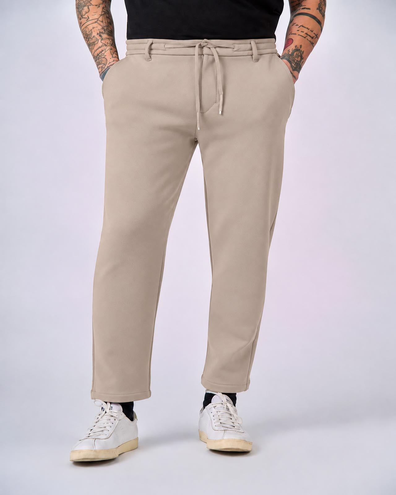 Pantaloni in felpa di interlock