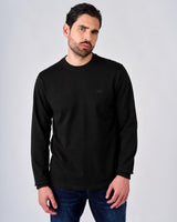 T-shirt a maniche lunghe in piquet