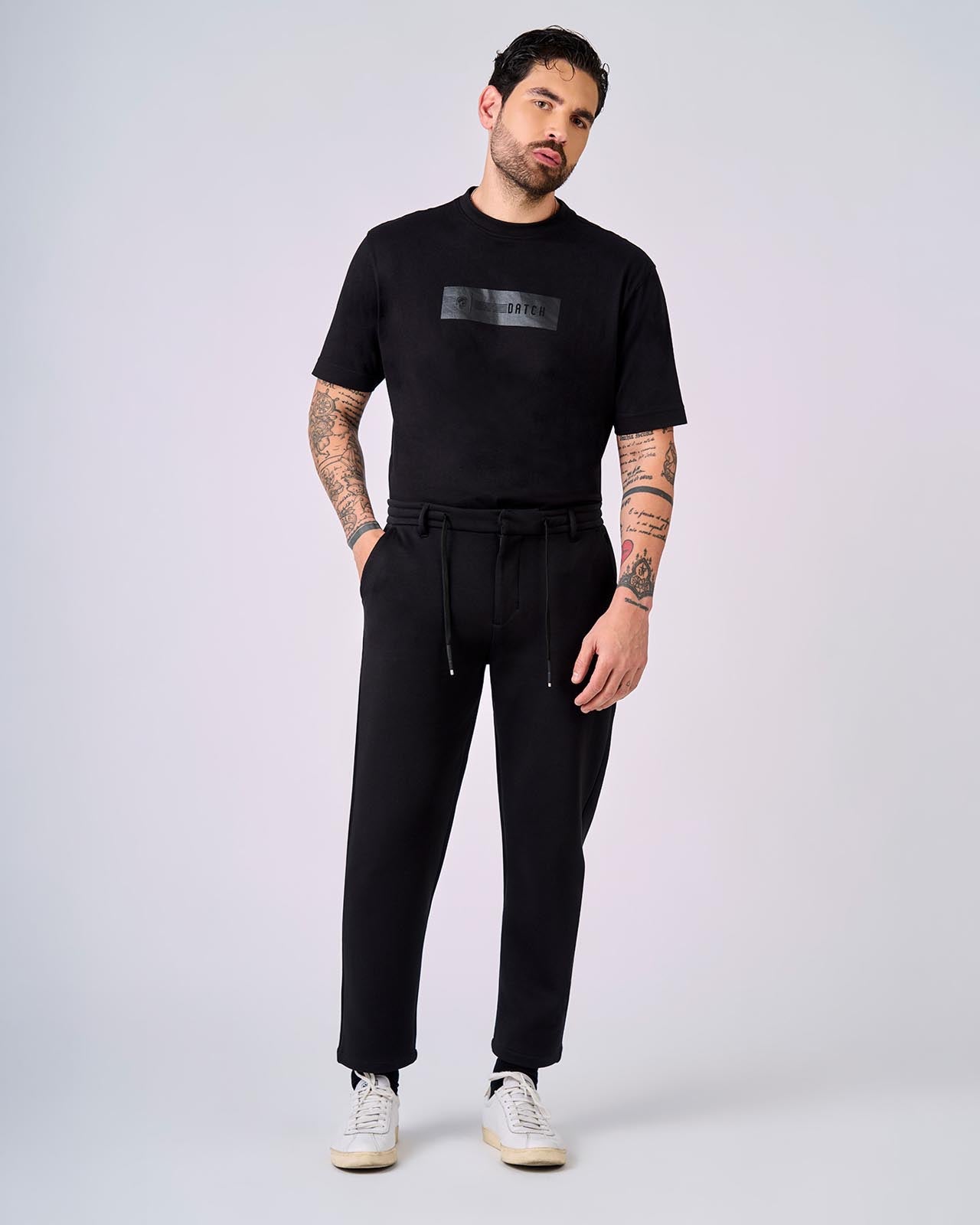 Pantaloni in felpa di interlock
