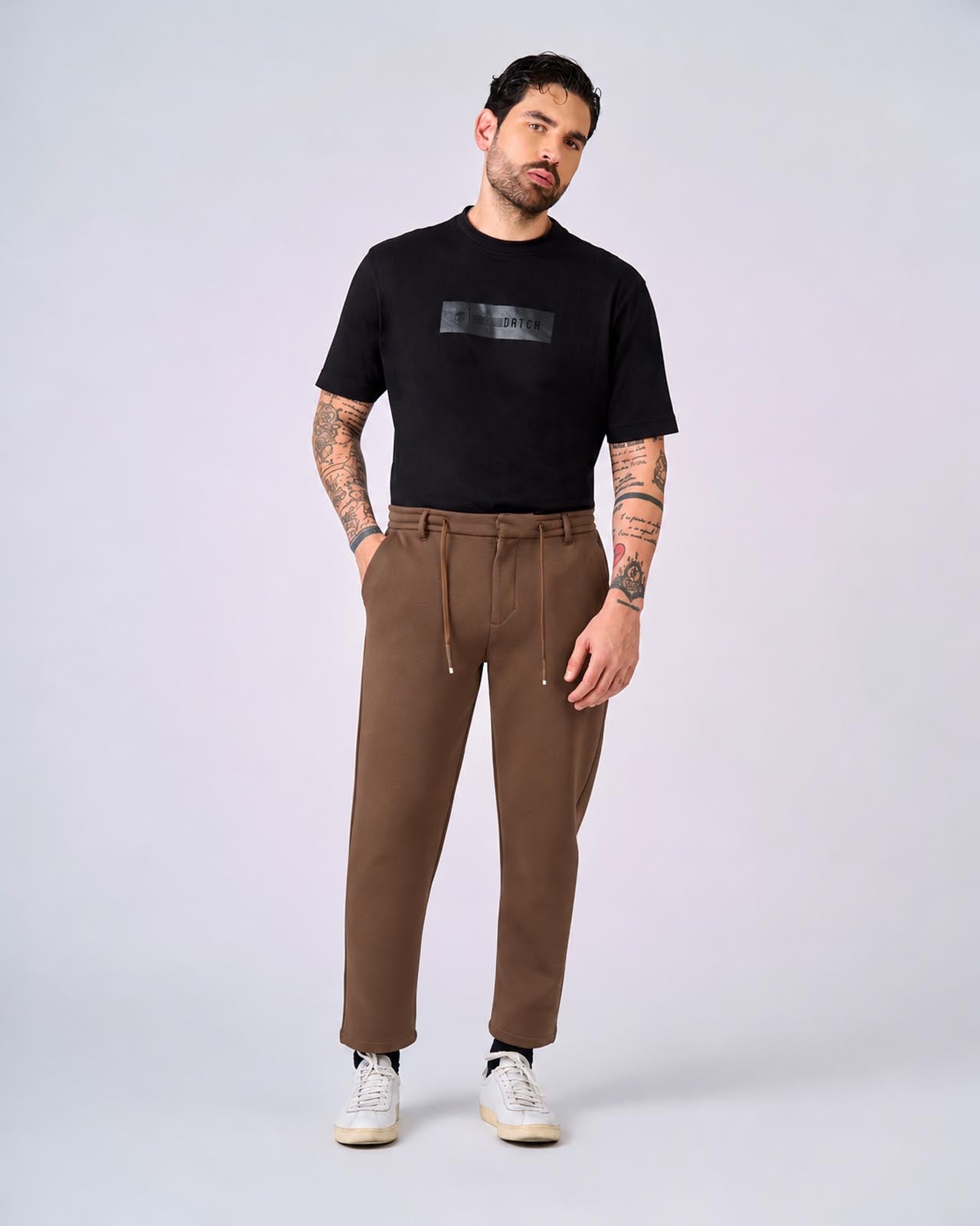 Pantaloni in felpa di interlock