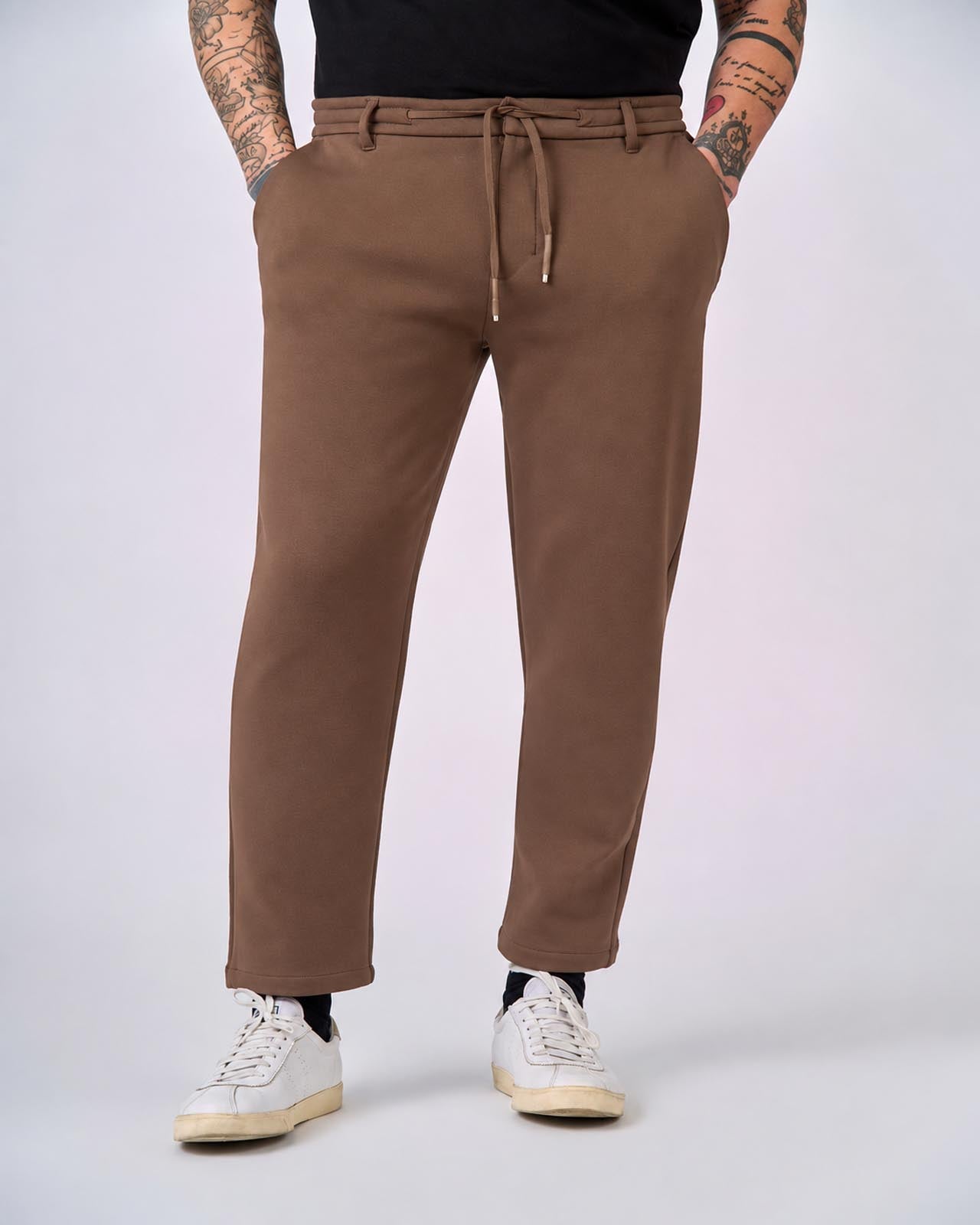 Pantaloni in felpa di interlock