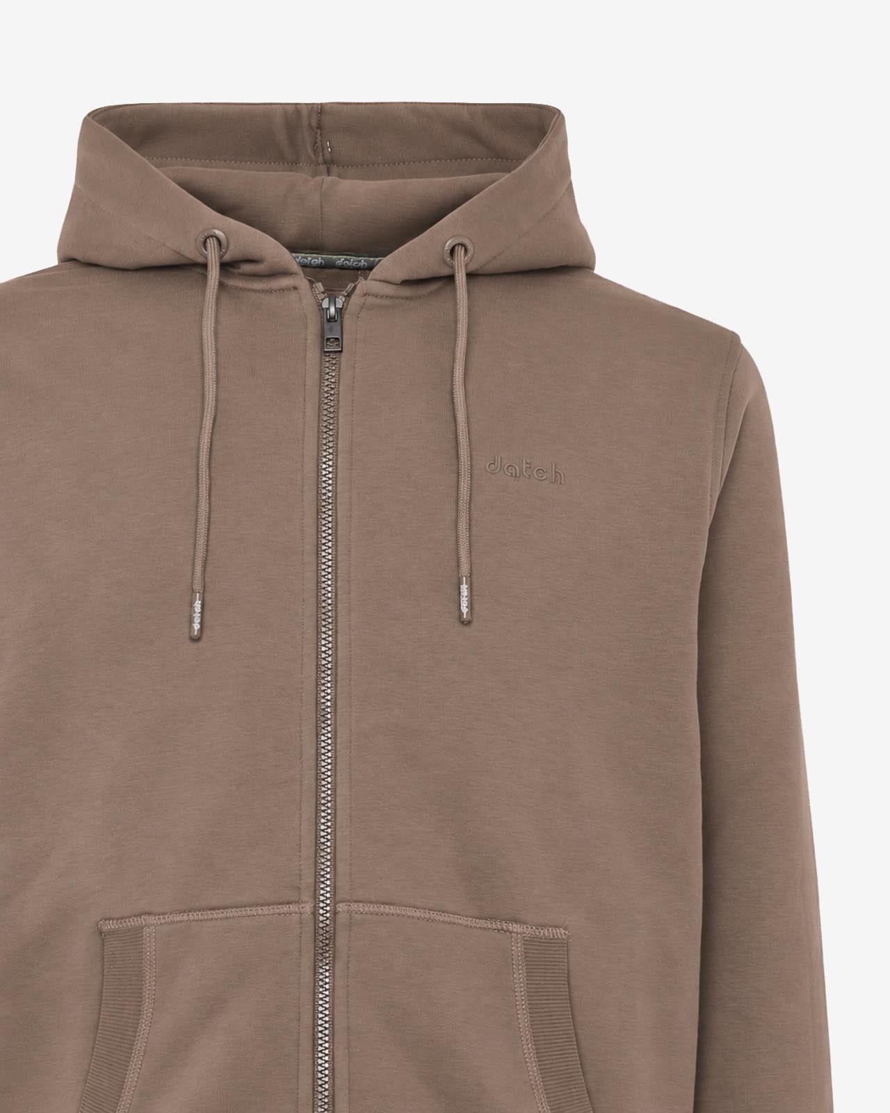 Felpa con zip e cappuccio