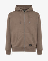 Felpa con zip e cappuccio