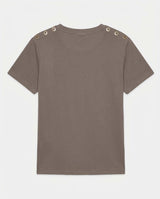T-shirt con ricamo in cotone